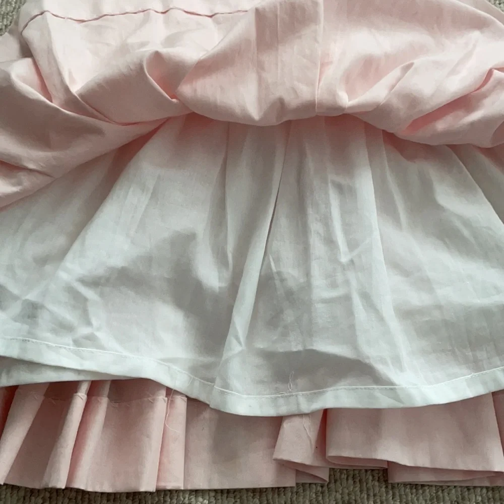 New Antoinette Paris Helena Dress Pink Hot Air Balloon Embroidery 12M